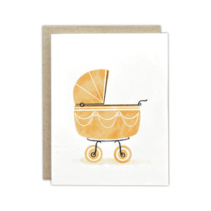 Baby Carriage Greeting Card
