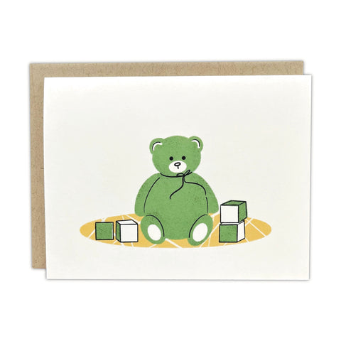 Teddy Bear Greeting Card